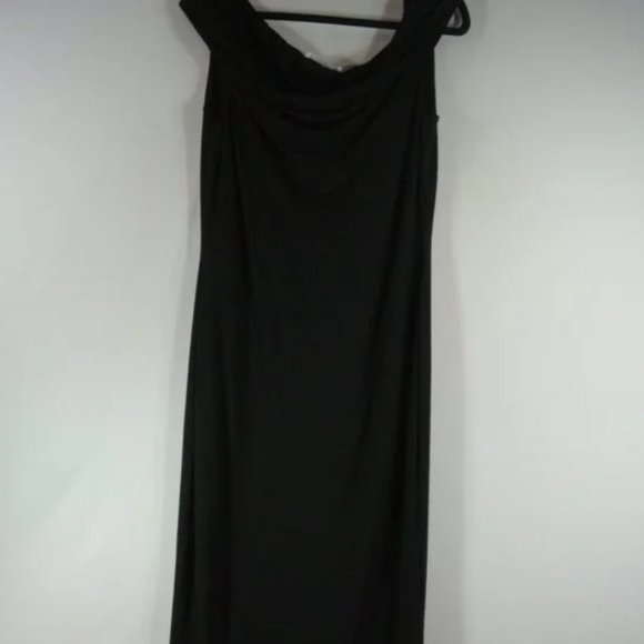 NEW  Reformation Jamen Off Shoulder Knit Midi Dress in Black Size M #1412 - Picture 7 of 11